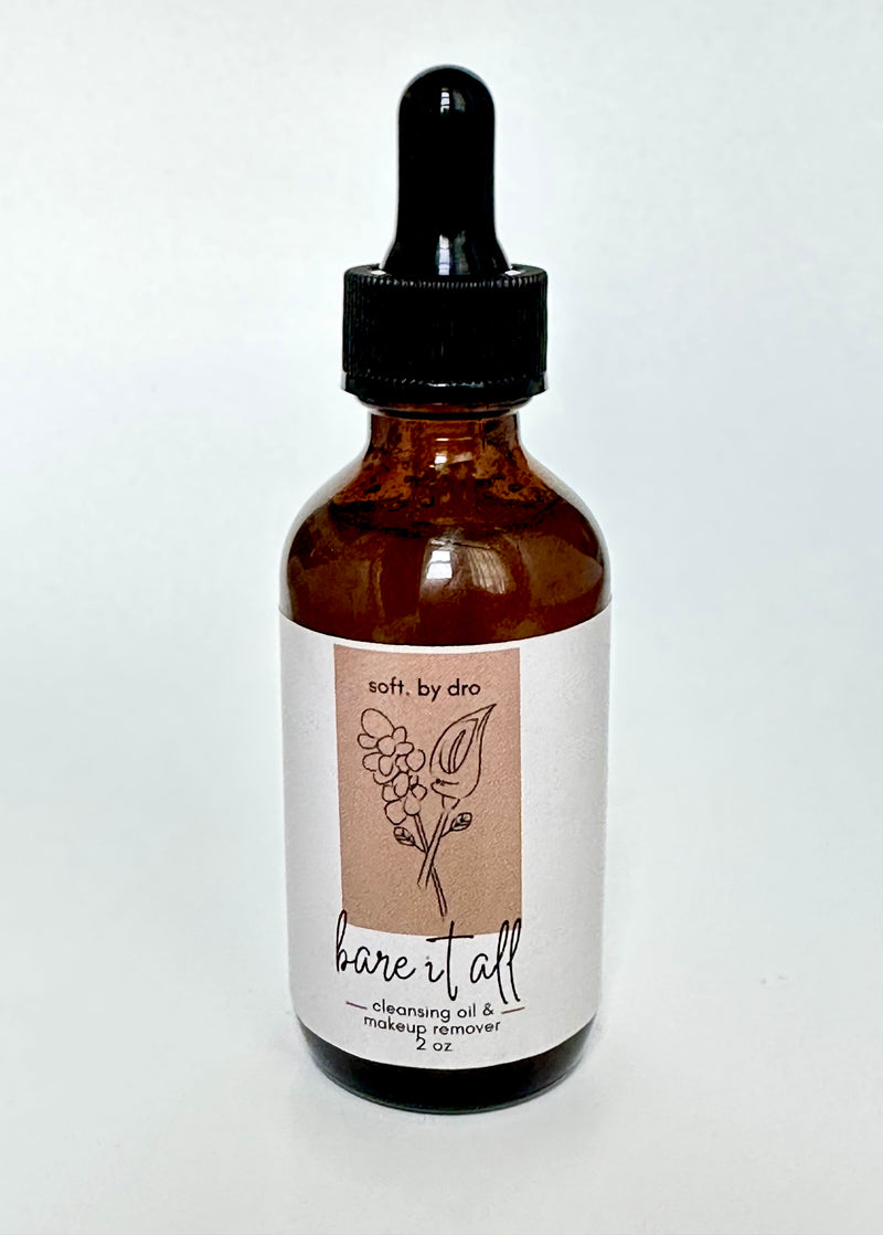 bare it all cleansing oil & makeup remover