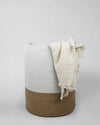 soft. large woven rope storage basket