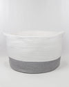 soft. medium woven rope storage baskets