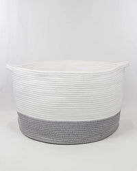 soft. medium woven rope storage baskets