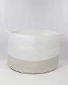 soft. medium woven rope storage baskets