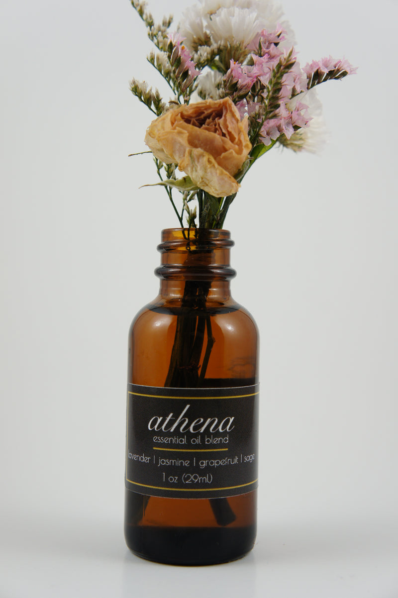 athena oil blend + flowers diffuser